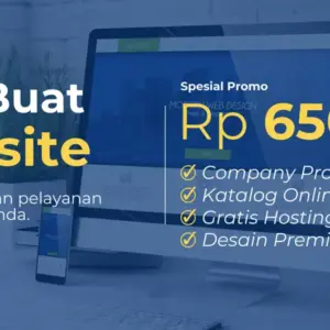 Promo Jasa Pembuatan Website Murah Gratis Hosting